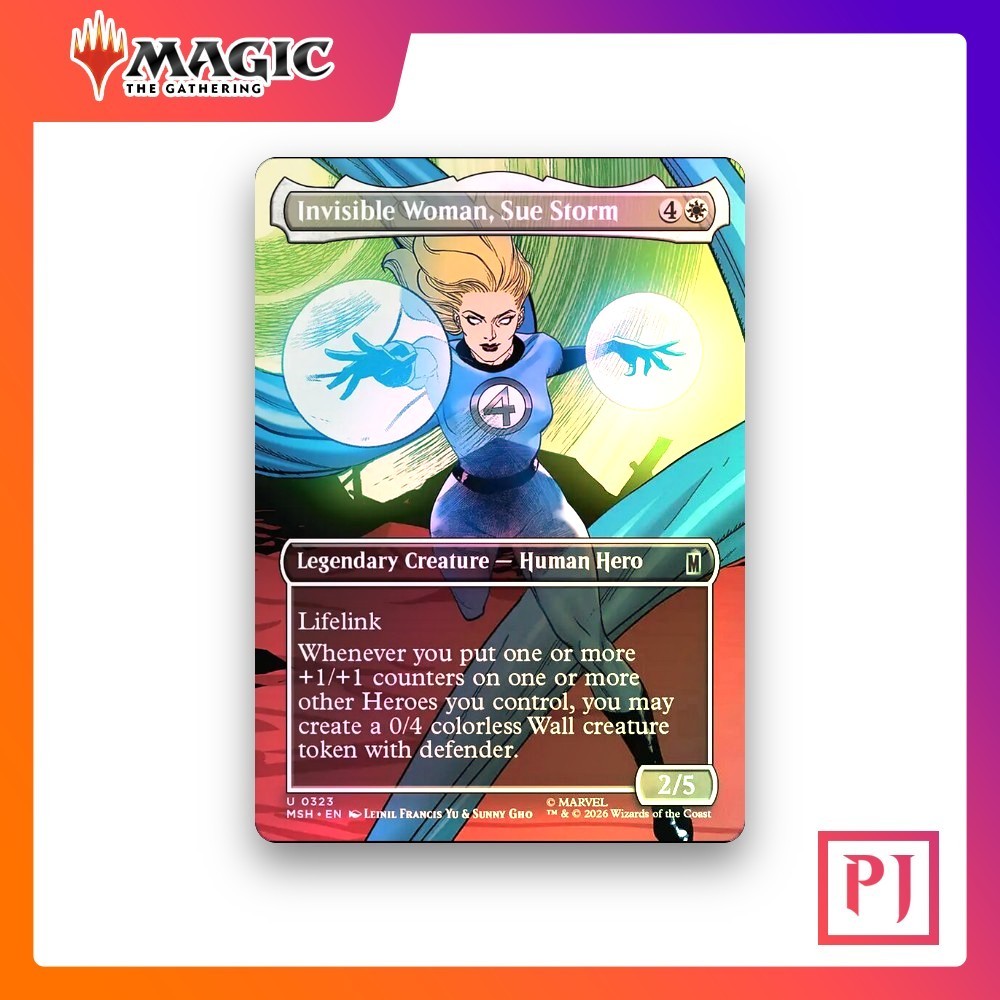 [MTG] Invisible Woman, Sue Storm (Borderless) (#323) [MSH] [WHITE] [UNCOM] | Magic the Gathering