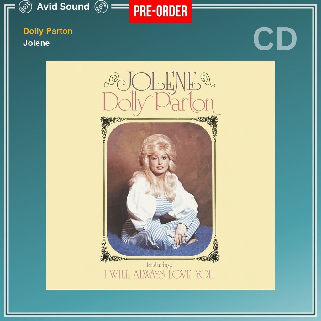 Pre-Order CD แผ่นซีดี Dolly Parton Jolene ใหม่ ซีล Dolly Parton CD