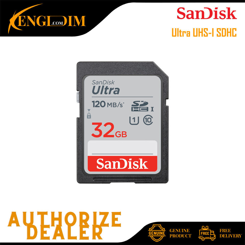 การ์ดหน่วยความจํา Sandisk Ultra UHS-I SDXC