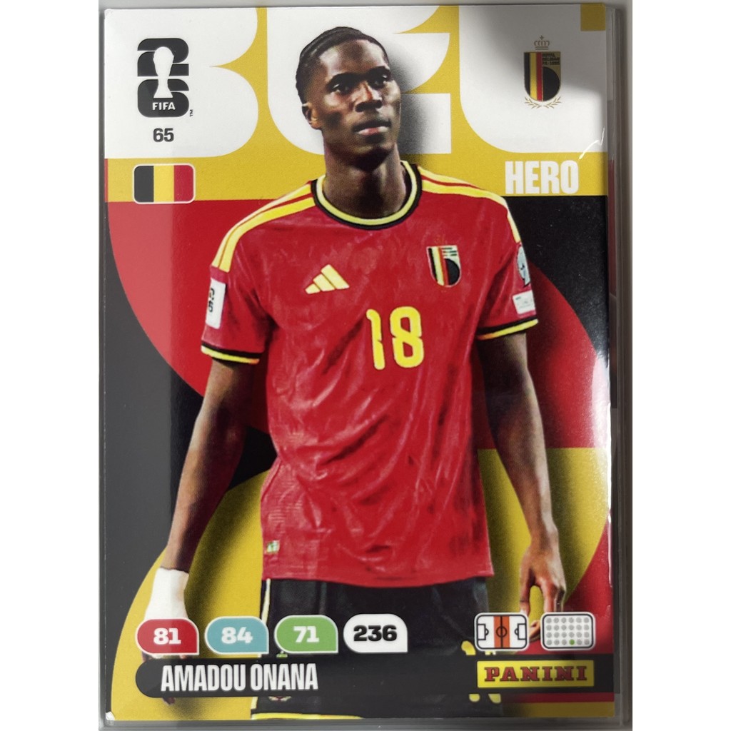 65 - Amadou Onana – Panini FIFA World Cup 2026 Adrenalyn XL