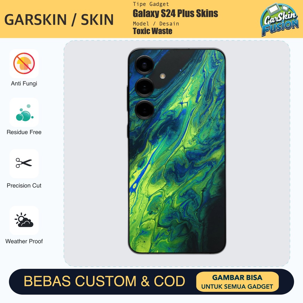 เคส Galaxy S24 Plus Toxic Waste ป้องกันรอยขีดข่วน | โดยฟิวชั่น | รหัส - 7CUQ