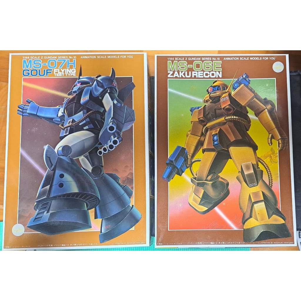 【Direct from Japan】มาก่อนได้ก่อน โมเดลกันดั้มวินเทจ: Gouf Flight Test Type และ Zaku Forced Reconnais