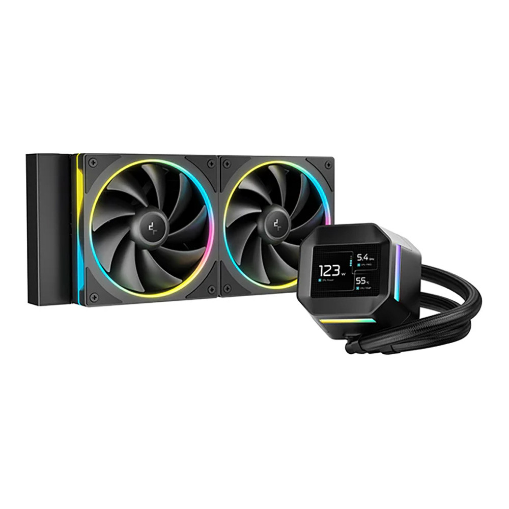 CPU LIQUID COOLER (ระบบระบายความร้อนด้วยน้ำ) DEEPCOOL LM240 - BLACK >