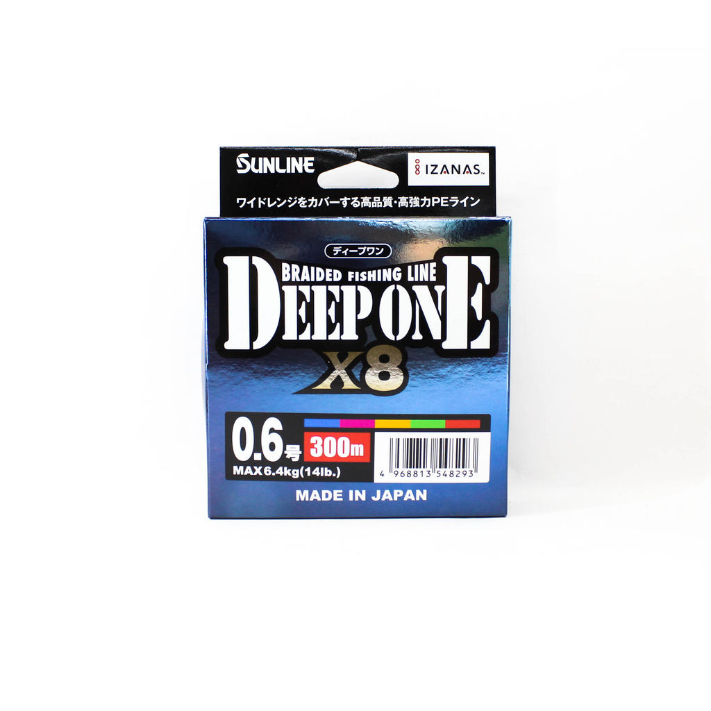 Sunline EP Line X8 Deep One HG 300M PE 0.6 14lb Multi (8293)