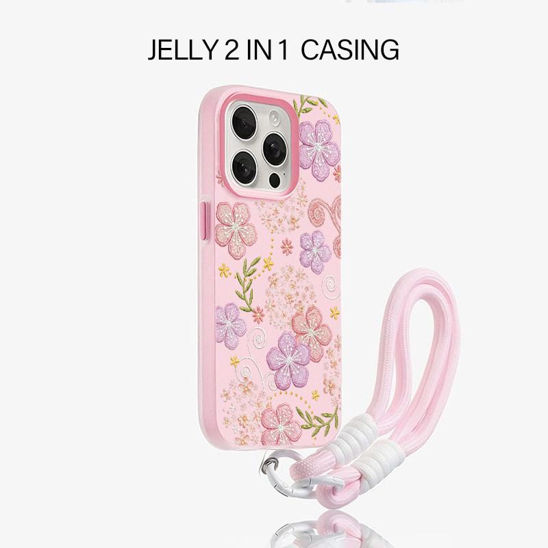 GANTUNGAN HP Aesthetic Flower [Funnypaintingcase] Vivo Y05 Z11 Y05 Y11D Y21D V70 Fe V60 Lite Y29 5G 