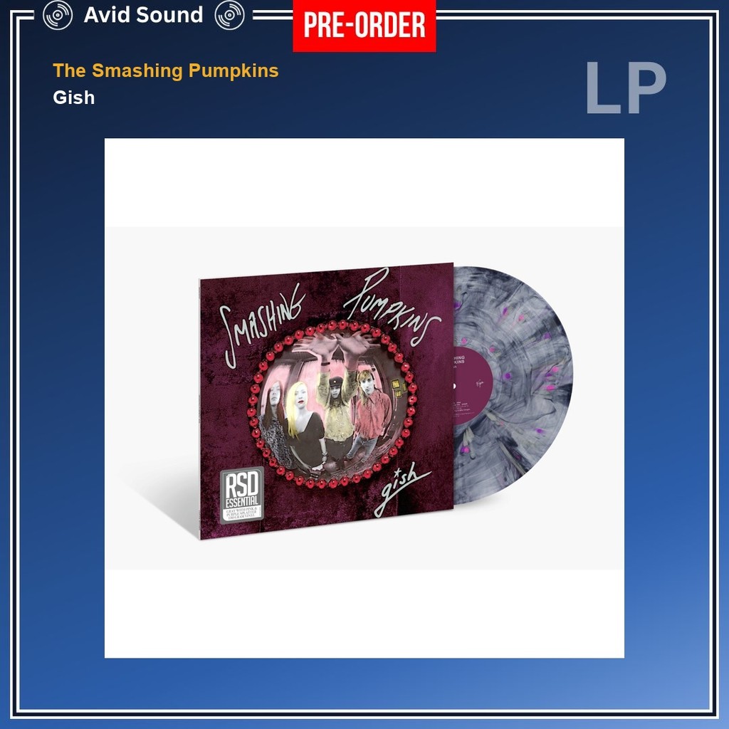 Pre-Order แผ่นเสียง The Smashing Pumpkins Gish ใหม่ ซีล The Smashing Pumpkins Vinyl LP