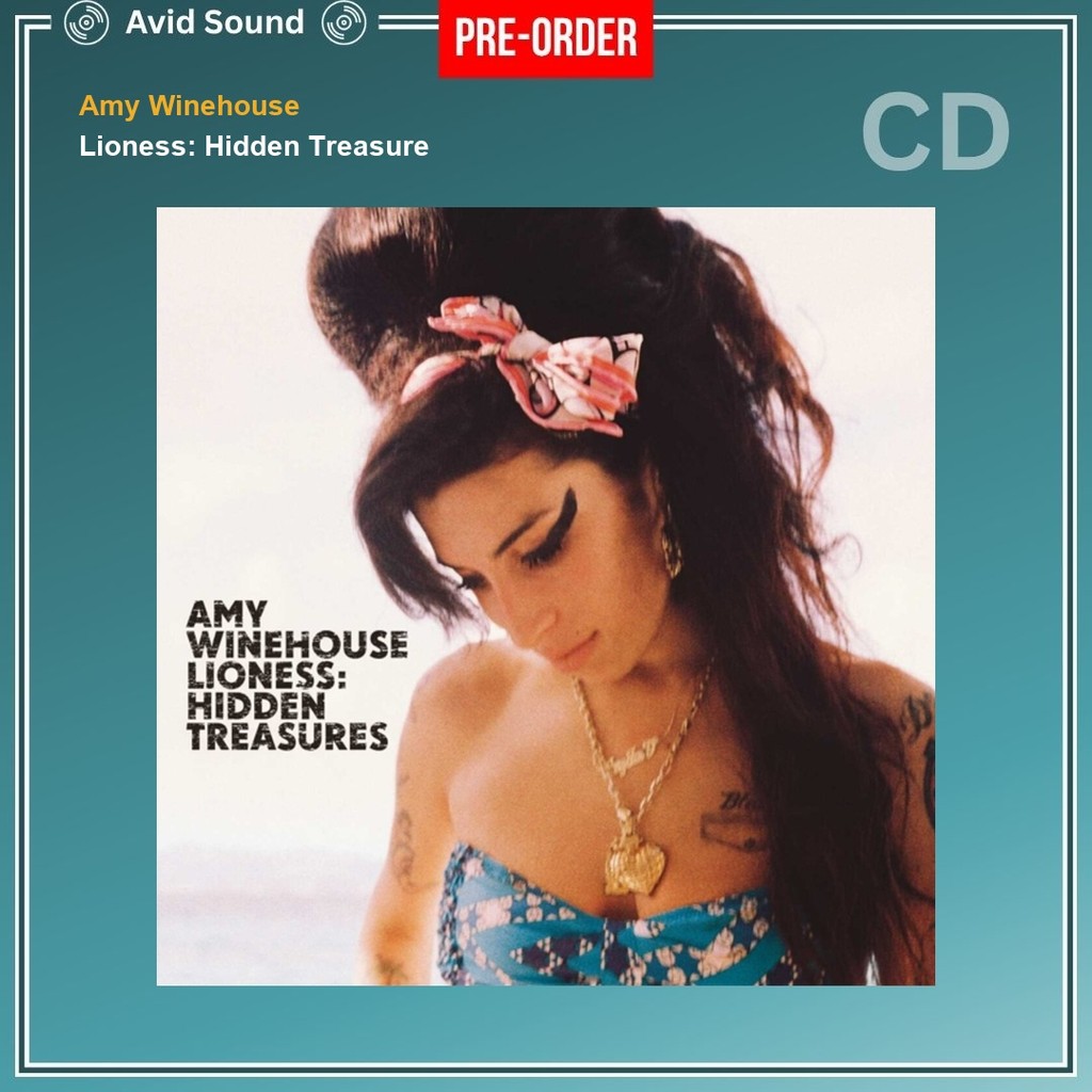 Pre-Order CD แผ่นซีดี Amy Winehouse Lioness: Hidden Treasure ใหม่ ซีล Amy Winehouse CD