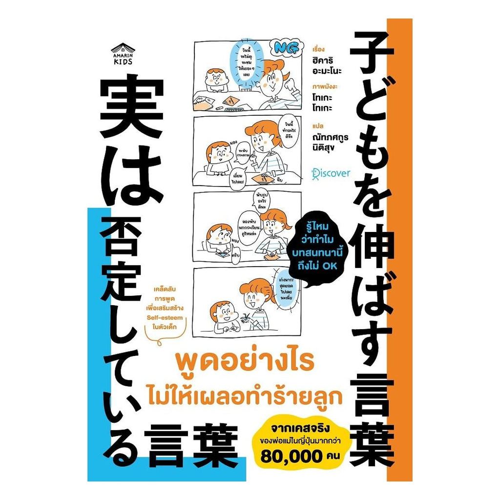 หนังสือ พูดอย่างไรไม่ให้เผลอทำร้ายลูก โดย ฮิคาริ อะมะโนะ สนพ.Amarin KidsRead Fun