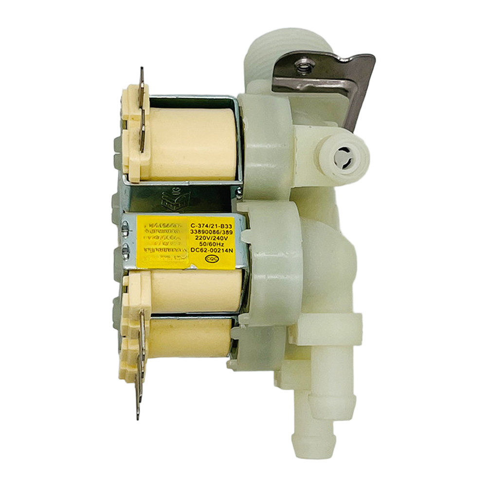 8เครื่องซักผ้า Water Inlet Solenoid วาล์วอะไหล่ DC62-00214N