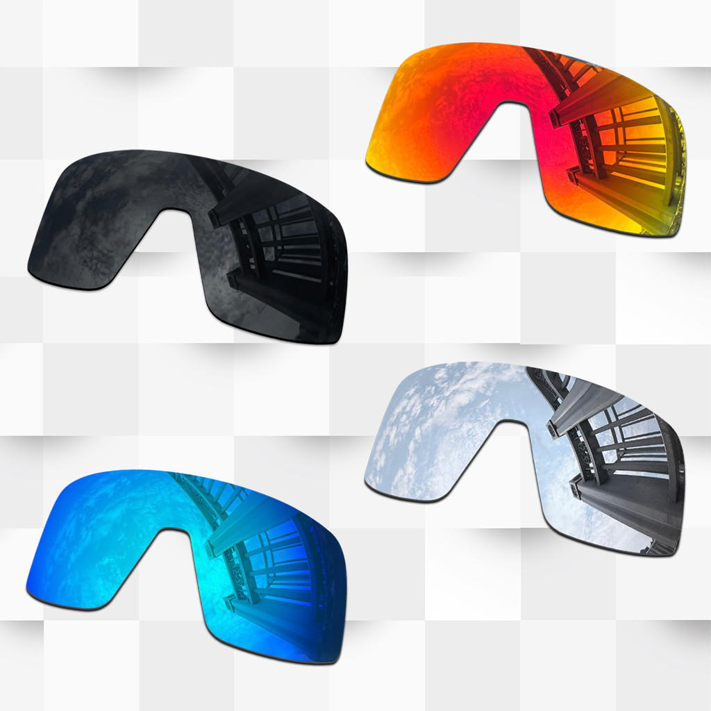 2/4 คู่เลนส์ทดแทน POLARIZED 1.5 มม. สําหรับแว่นกันแดด Sutro S OO9462 ป้องกันรอยขีดข่วนและทนต่อแรงกระ