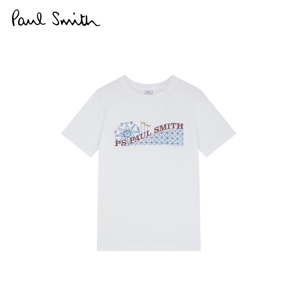 Paul Smith เสื้อยืดผู้หญิง รุ่น W2R-232V-TP5445-01 สี White