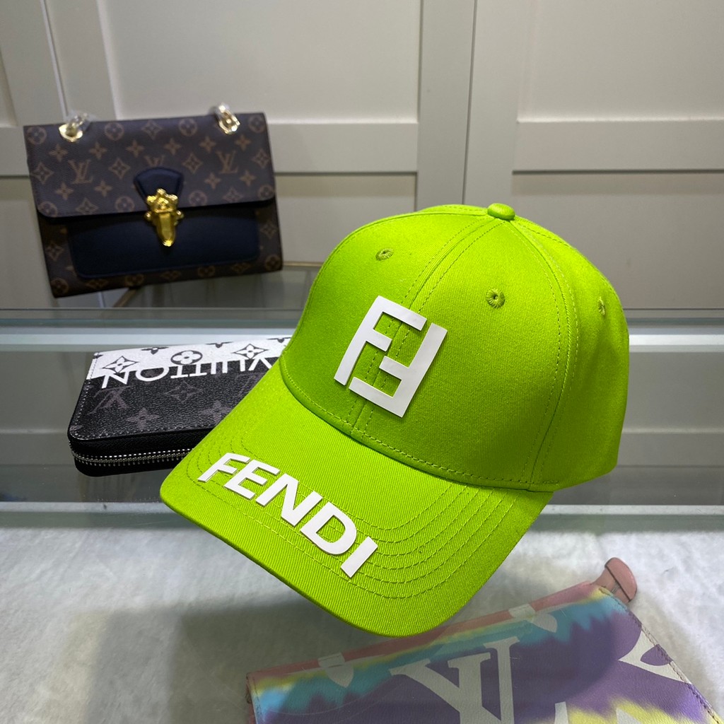 Dior999 Denim Stitching Orange Stitching Cap