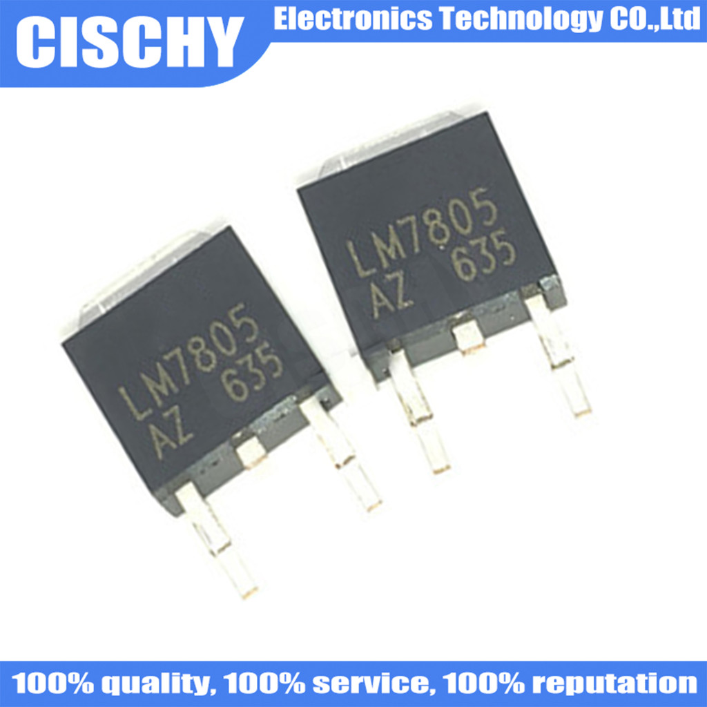 10 ชิ้น/ล็อต LM7805 7805 TO-252 ในสต็อก