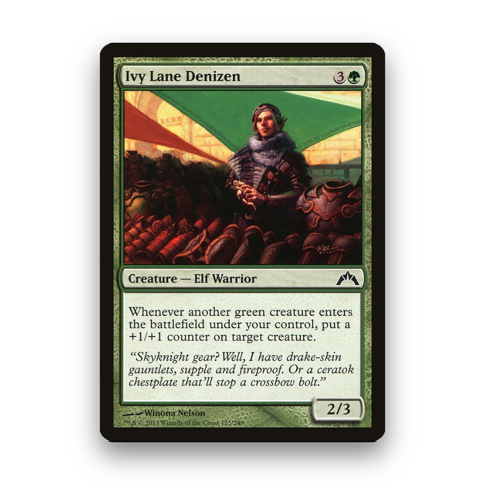 [MTG] Ivy Lane Denizen (#125) [GTC] [GREEN] [COMMON] | Magic the Gathering