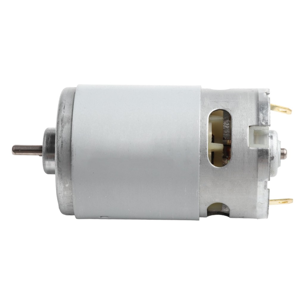 RS550 Motor 20V Electric D-Shaped Shaft Motor สําหรับเครื่องซักผ้ารถยนต์ Etc