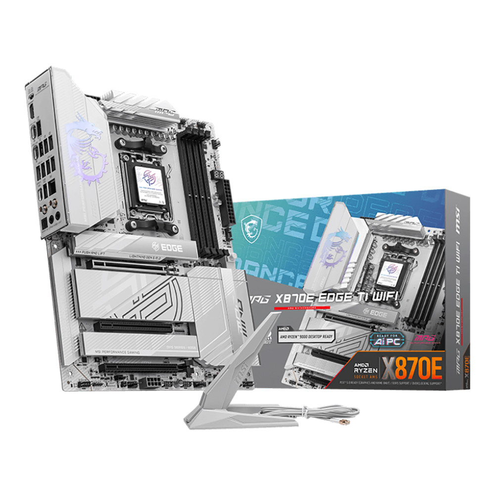 MAINBOARD (เมนบอร์ด) MSI MPG X870E EDGE TI WIFI - AMD SOCKET AM5 DDR5 ATX <>