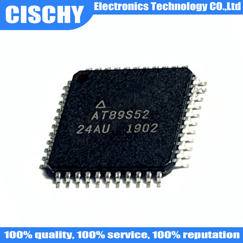 5 ชิ้น/ล็อต AT89S52-24 AT89S52 AT89S52-24AU QFP-44 ในสต็อก
