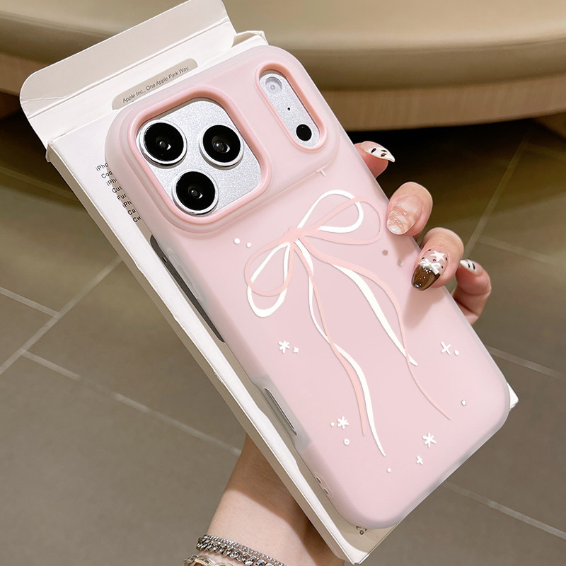 HP [Tong_O] เคสริบบิ้น Iphone 17 Pro Max 16 Plus 12 11 Ip 15 14 Ip 13 Pm Gd0624 Jelly 2 In 1 เคสโทรศ