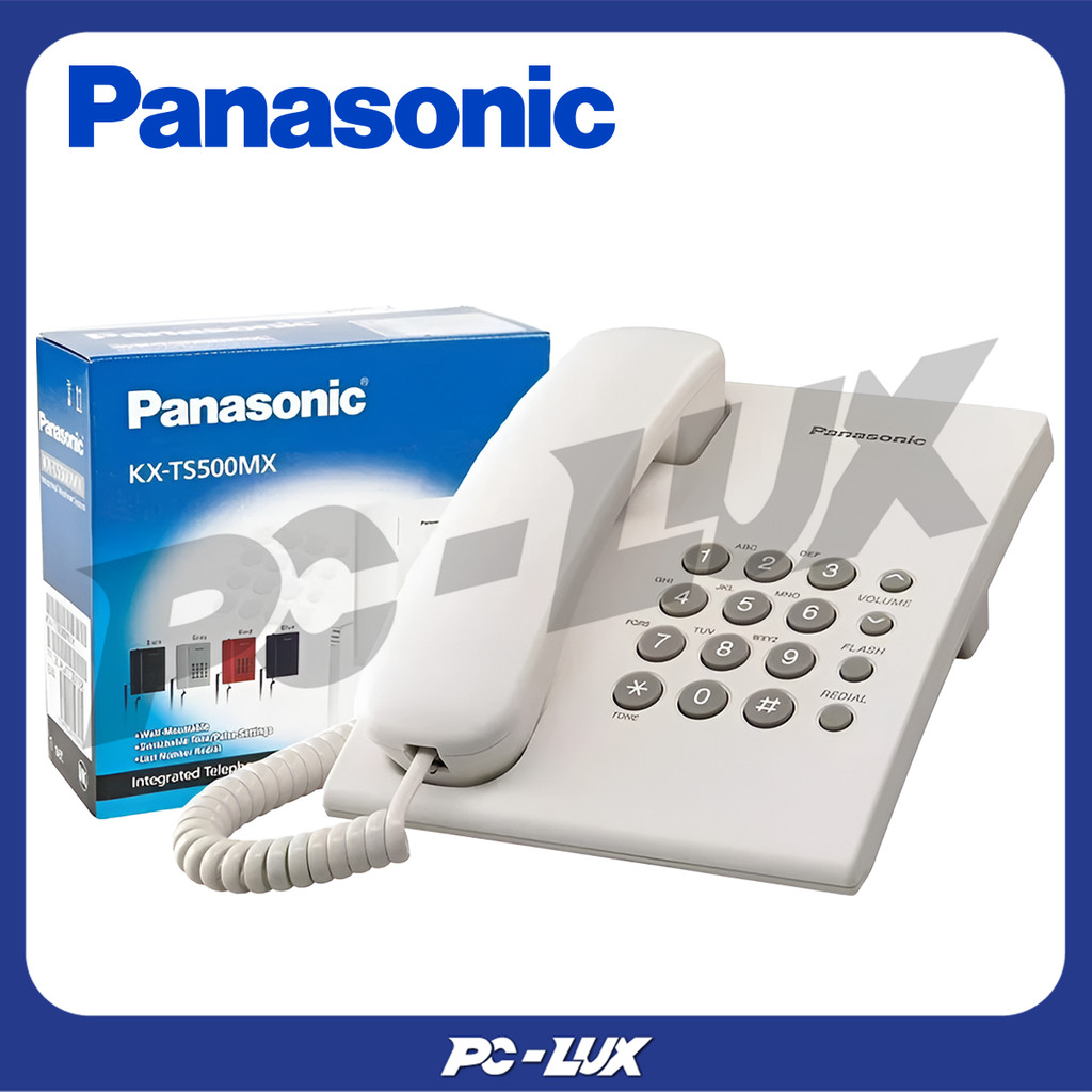 PANASONIC โทรศัพท์ รุ่น KX-TS500MXW สีขาว