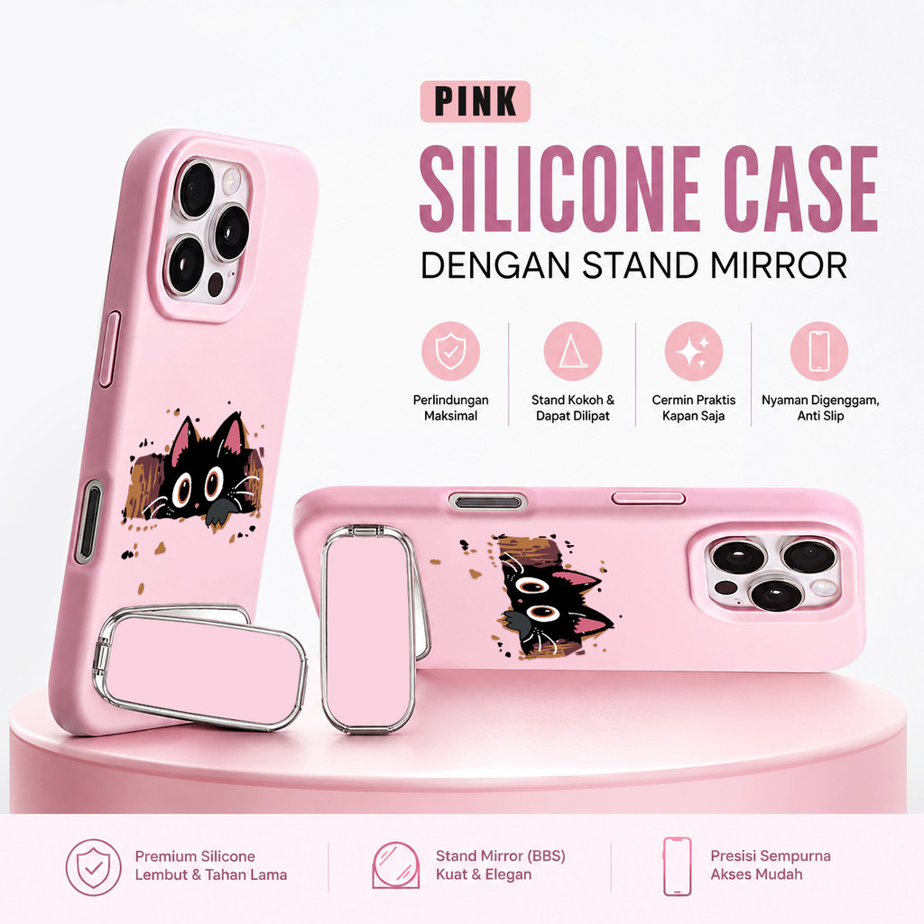 น่ารัก [Bypik2_Id] เคสซิลิโคนแมว Hp Infinix Smart 20 Hot 60 Pro Plus 60I 40I 20 Nfc Tecno Spark Go 2
