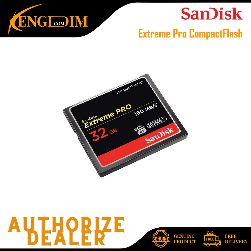 การ์ดหน่วยความจํา Sandisk Extreme Pro CompactFlash