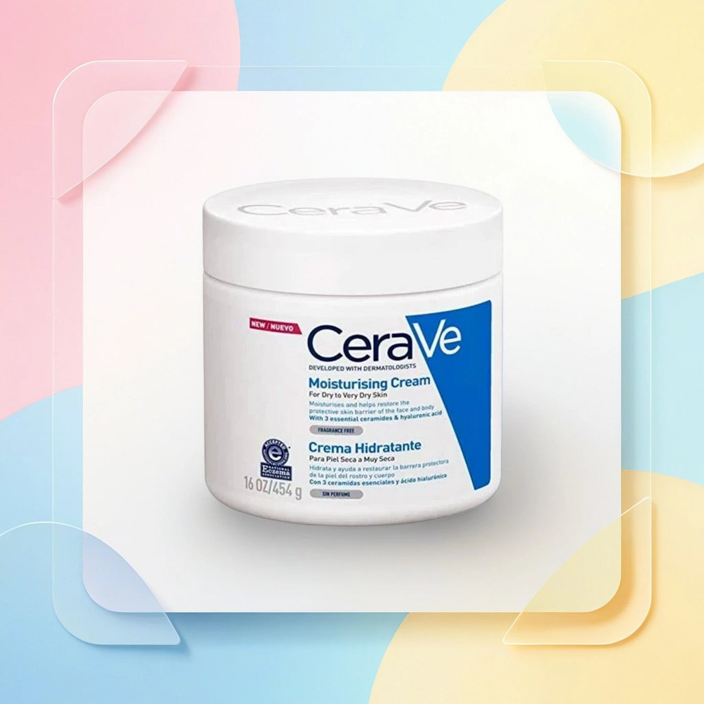 ปราศจากน้ําหอม CeraVe Hydrating Moisturizing Cream ขนาดใหญ่ 454g ขนาดครอบครัว