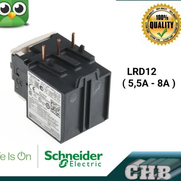 SCHNEIDER TOR (THERMAL OVERLOAD) LRD 12
