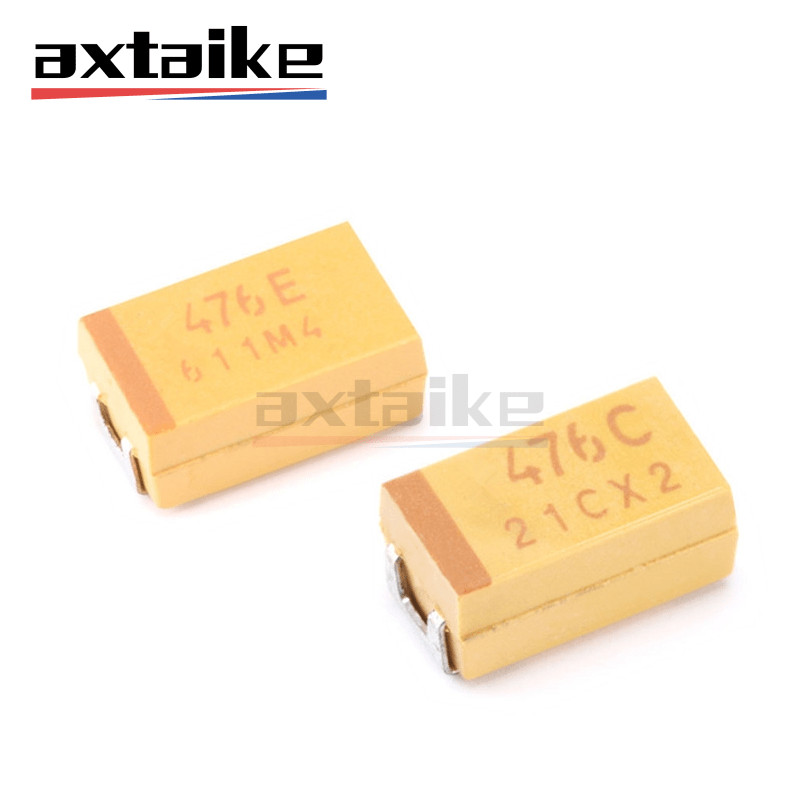 10PCS 6.3V 10V 16V 20V 25V 35V 47UF 476 476K ABCDE 3216 3528 6032 7343 10% SMD 476J 476A 476C 476D 4