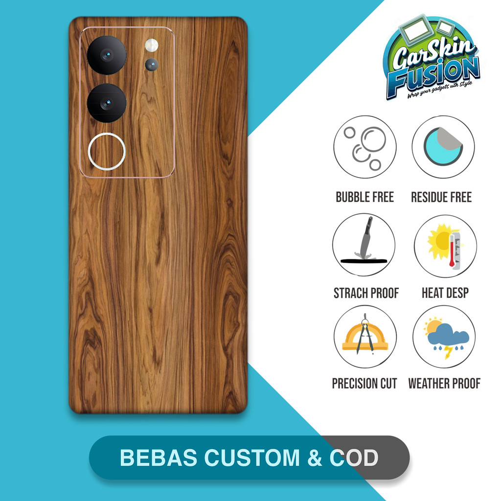 Garskin Skin Vivo V29 5G เคสป้องกันรอยขีดข่วน | By Fusion Code - 8rP