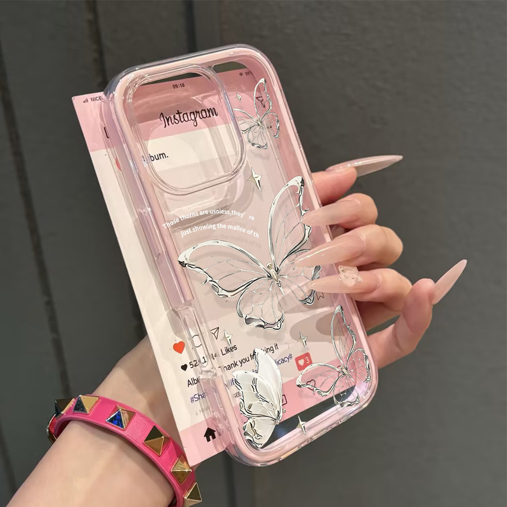 [Me Meteor Case] Butterfly Casing Oppo 16F Reno 16 Pro 5G A6C 4G A6 A6X Reno 15 5G 15F 15 Pro Max A6