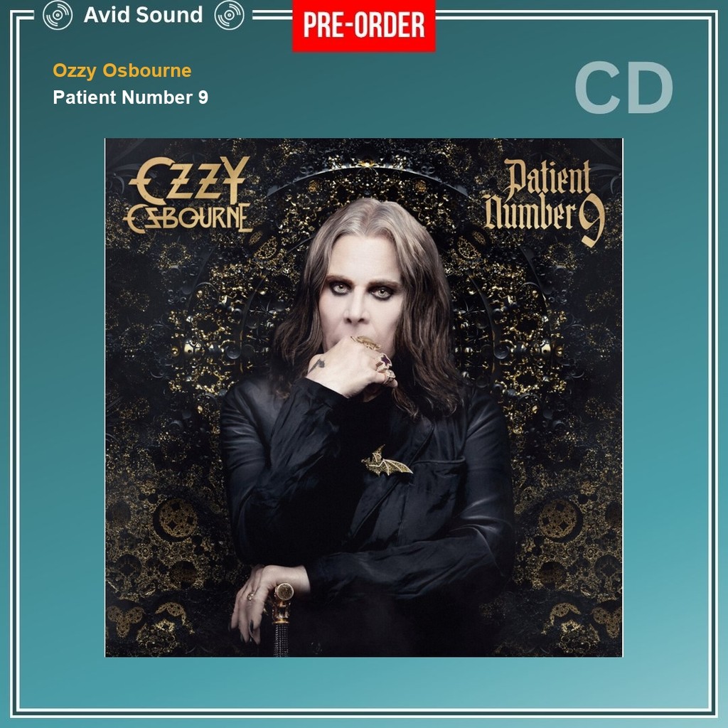 Pre-Order CD แผ่นซีดี Ozzy Osbourne Patient Number 9 ใหม่ ซีล Ozzy Osbourne CD
