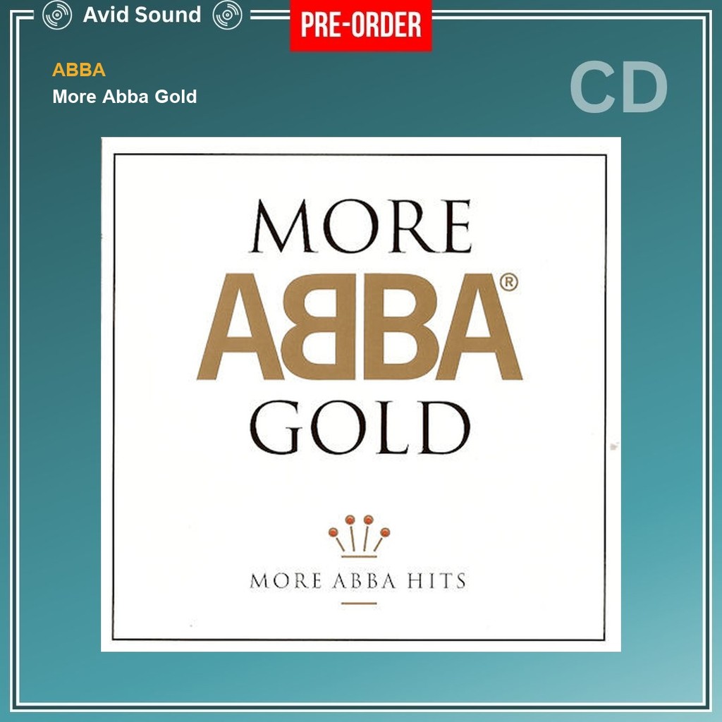 Pre-Order CD แผ่นซีดี ABBA More Abba Gold ใหม่ ซีล ABBA CD