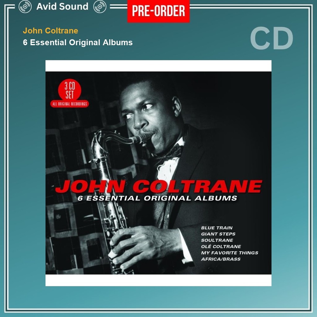 Pre-Order CD แผ่นซีดี John Coltrane 6 Essential Original Albums ใหม่ ซีล John Coltrane CD