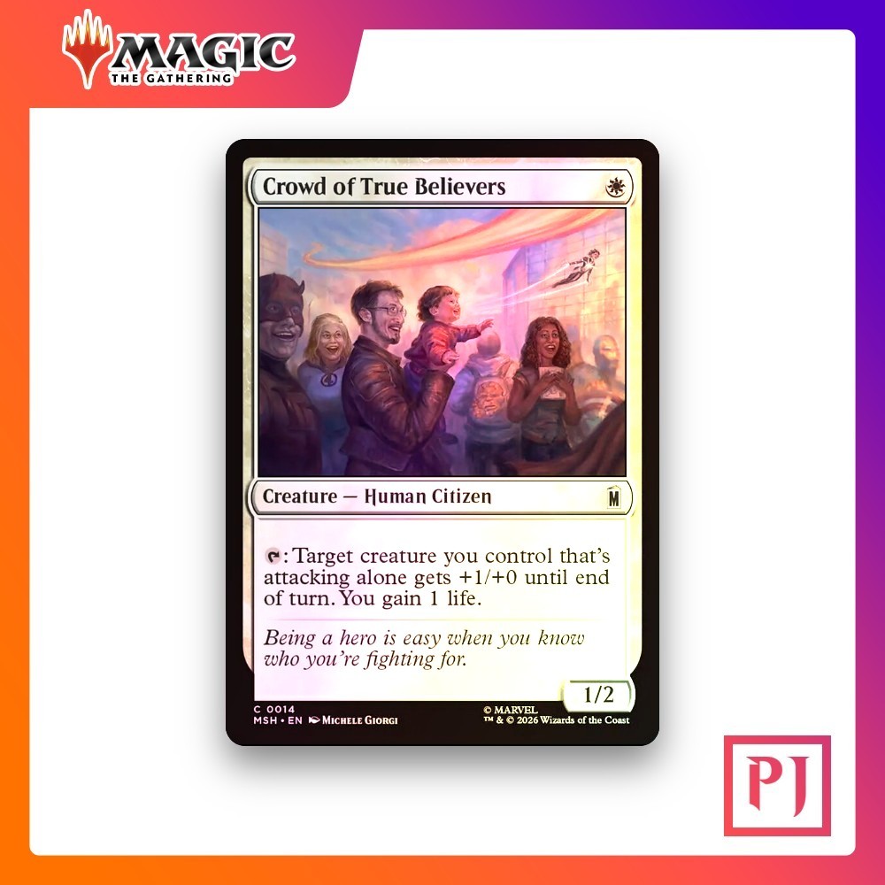 [MTG] Crowd of True Believers (#14) [MSH] [WHITE] [COMMON] | Magic the Gathering