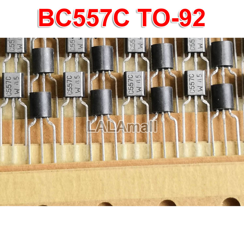 10 ชิ้น BC557C TO-92 BC557 C557C 557 TO92 PNP ทรานซิสเตอร์