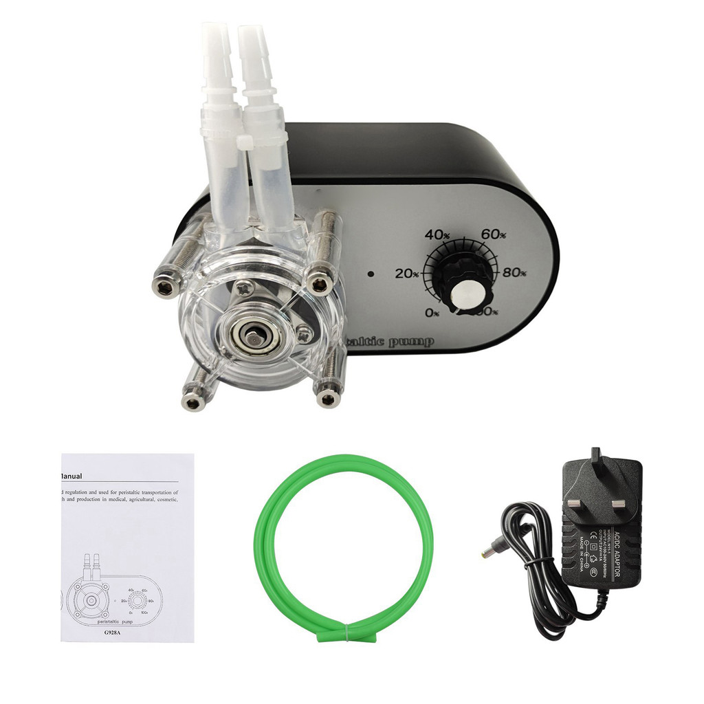 G928A Peristaltic Pump 114-500ml/min ปรับ High Rate Self Priming Dosing สําหรับ Aquarium Lab สารเติม