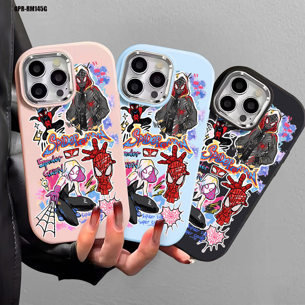 HP เคสโทรศัพท์สําหรับ Realme C71 C73 14 14T 5G Softcase เคสโทรศัพท์ Spider FA19 041