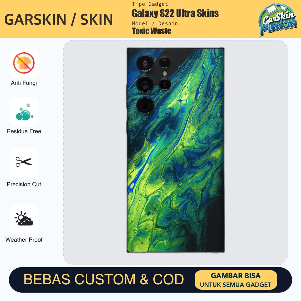 เคส Galaxy S22 Ultra Toxic Waste Anti Scratch Protector | โดยฟิวชั่น | รหัส - DPQS