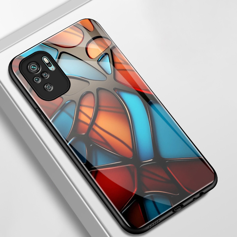 เคสสำหรับ Xiaomi Redmi Note 10 Pro 10s 10 5G 10T 5G POCO M5s M3 Pro เคสโทรศัพท์สร้างสรรค์มีสีสันเปลือกแก้วกันกระแทก
