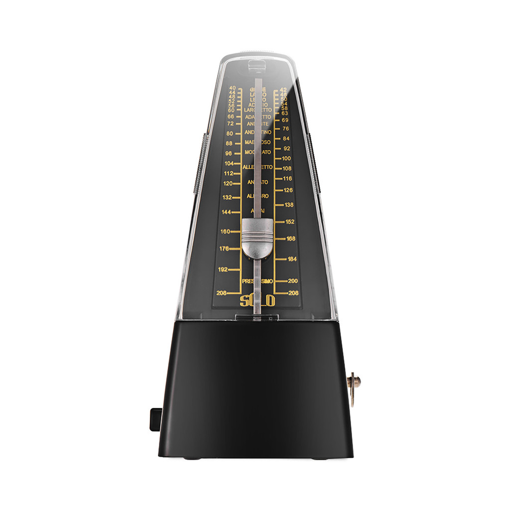 มาตรฐาน Universal Mechanical Metronome วัสดุ ABS สําหรับกีตาร์ไวโอลินเปียโนเบสกลองดนตรี Instr