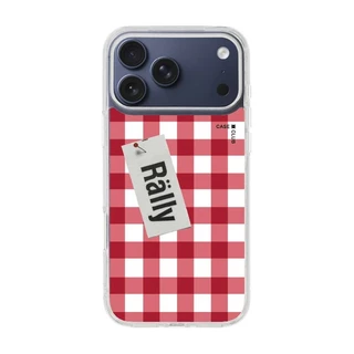 CaseClub เคสคลับ เคสไอโฟน เคสโทรศัพท์ เคสใส ลาย Rally ตารางสตรอว์เบอร์รี่ สำหรับ iPhone ไอโฟน / Samsung ซัมซุง