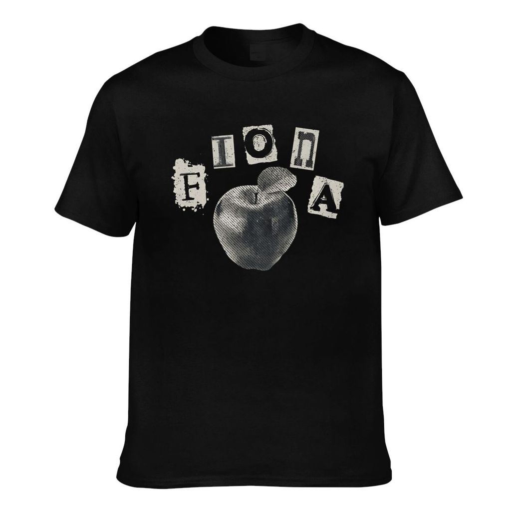 แฟชั่นพิมพ์ Fiona Apple Fruit หนังสือพิมพ์ Casual Mens Tee