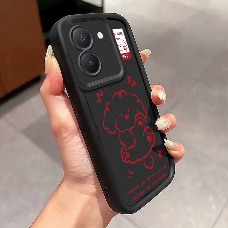 MATA VIVO Y36 4G Y36 5G Y27 5G Y77T Y27s Y35 Case Casing Small bear pattern HP Case Silicone Softcas