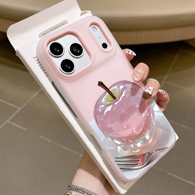[Tong_O] เคส Apple Hp Iphone 17 Pro Max 16 Plus Ip 15 14 12 11 Ip 13 Pm น่ารักล่าสุด Jelly 2 In 1 สี