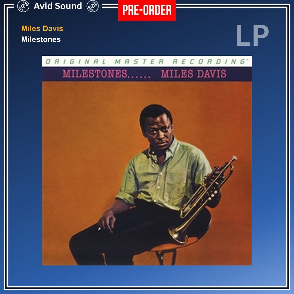 Pre-Order แผ่นเสียง Miles Davis Milestones ใหม่ ซีล Miles Davis Vinyl LP
