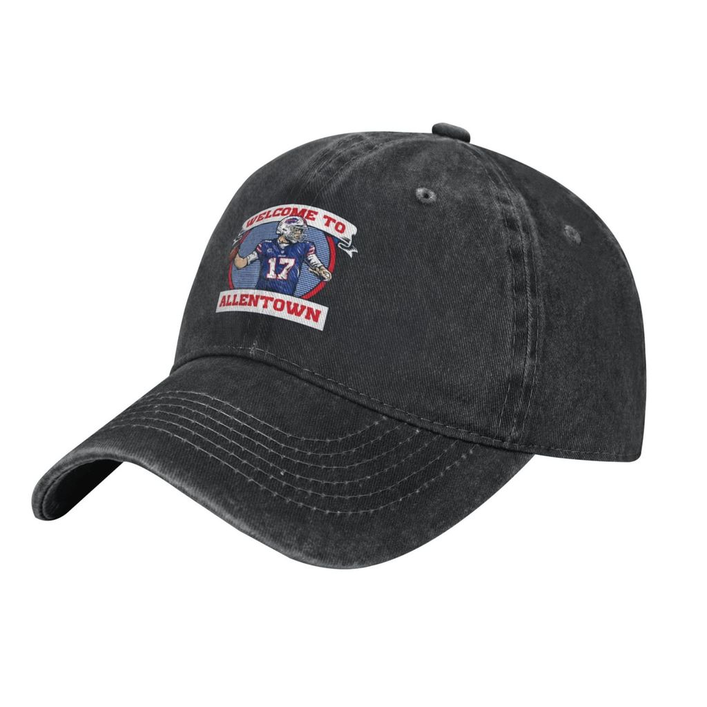 เครื่องประดับแฟชั่น Buffalo Bills Josh Allen Welcome To Allentown Summer Baseball Cap Sunshade