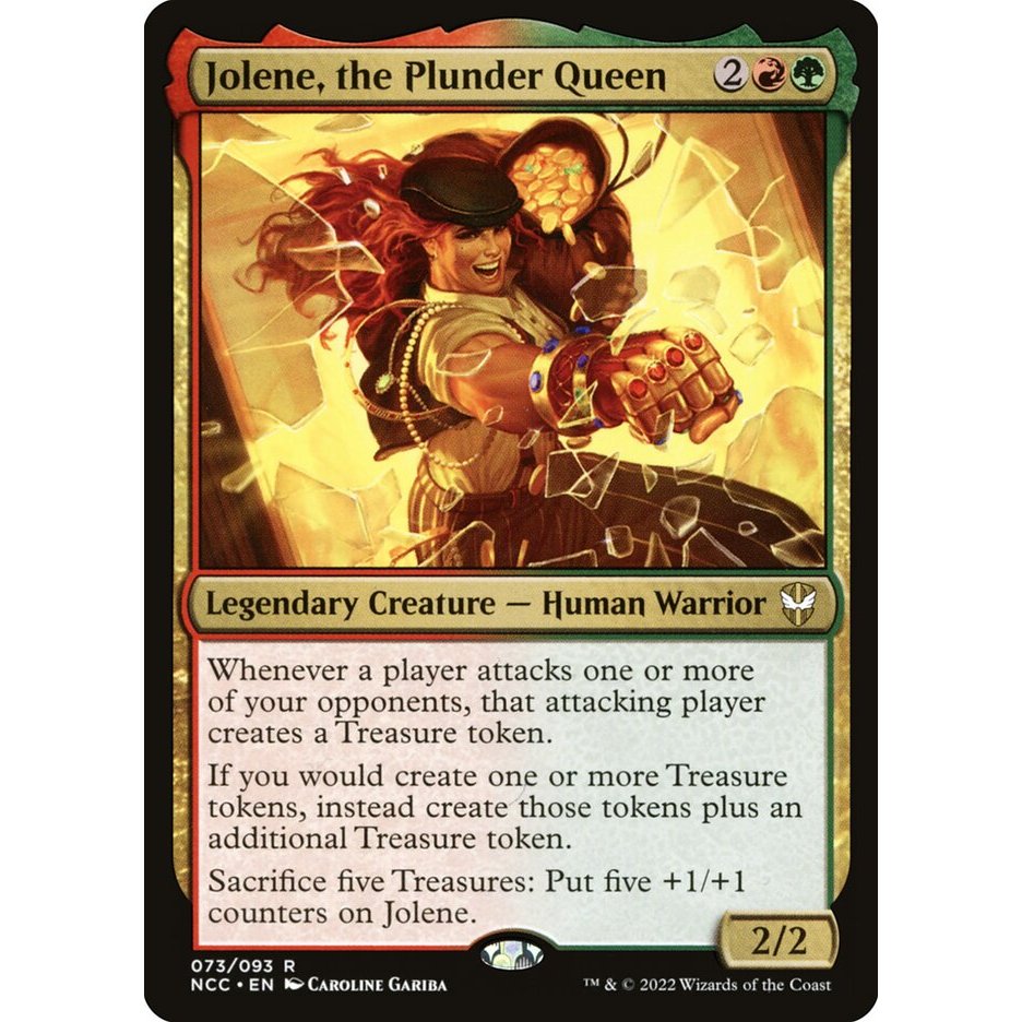 Jolene, the Plunder Queen การ์ด Magic the Gathering [MTG] ของแท้