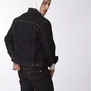 Hara HMJL-9101-02 ด้ายทอง Midnight Regular fit Jacket รุ่นใหม่ อัพเดทกระดุมเฟืองสี washed bronze ด้ายทอง