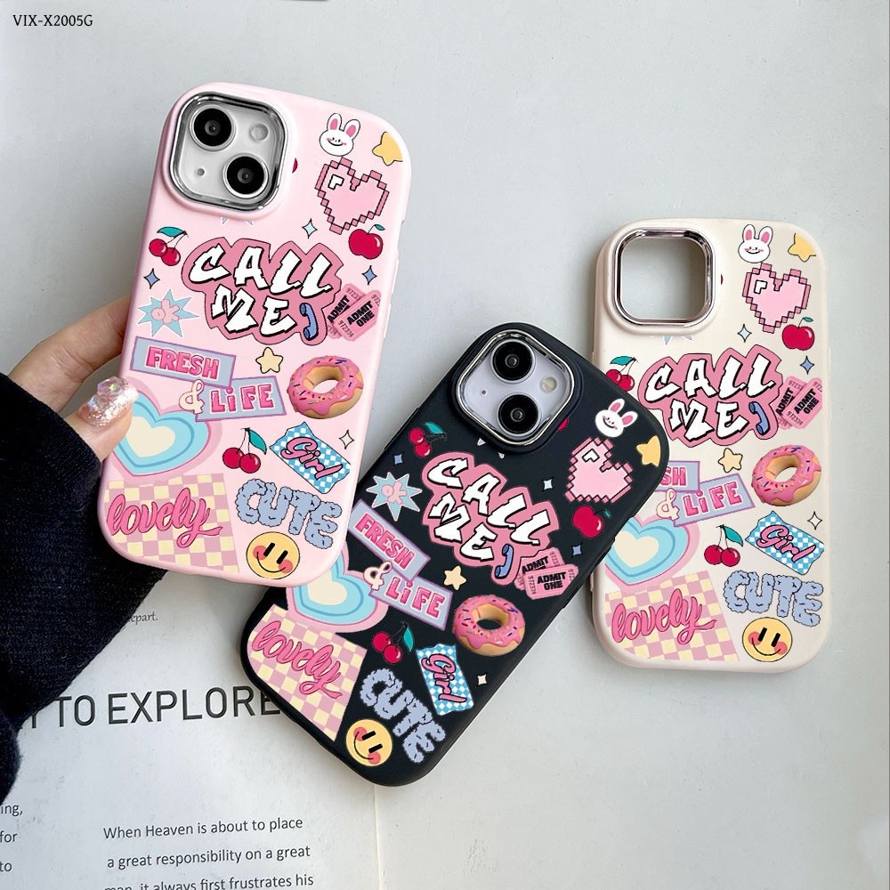 เคส For VIVO X200 X300 T1X Pro 5G เคสโทรศัพท์ เคสวีโว่ เคสนิ่ม Silicone Phone Case PD