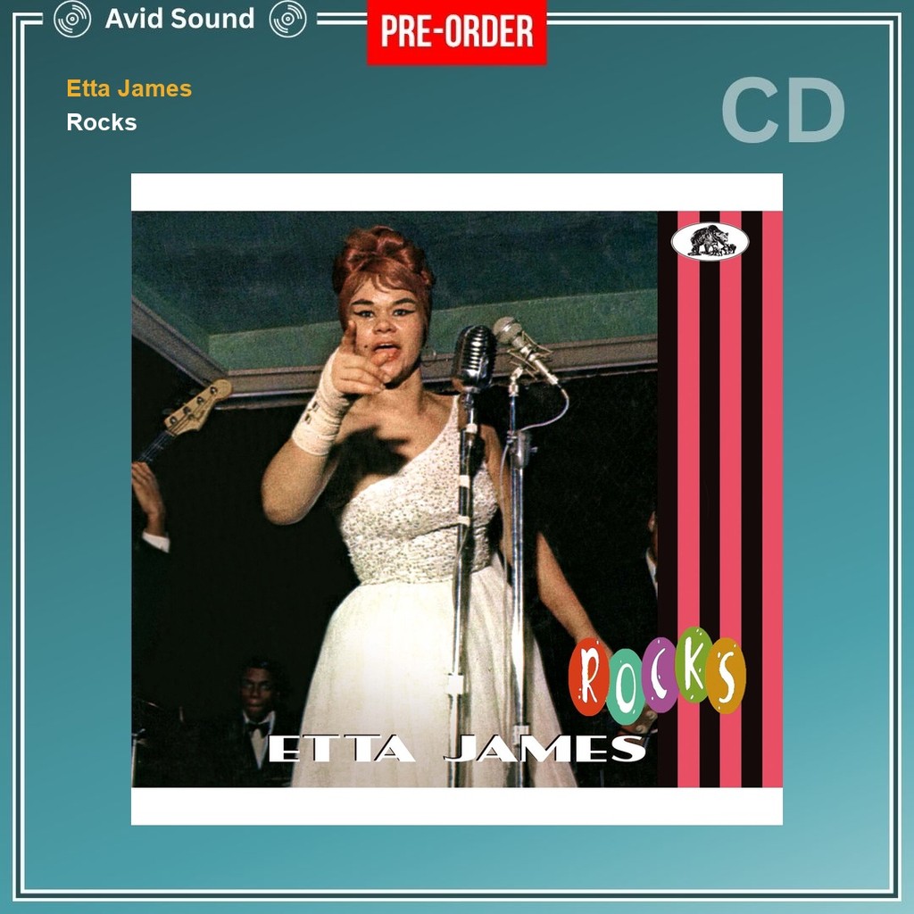 Pre-Order CD แผ่นซีดี Etta James Rocks ใหม่ ซีล Etta James CD